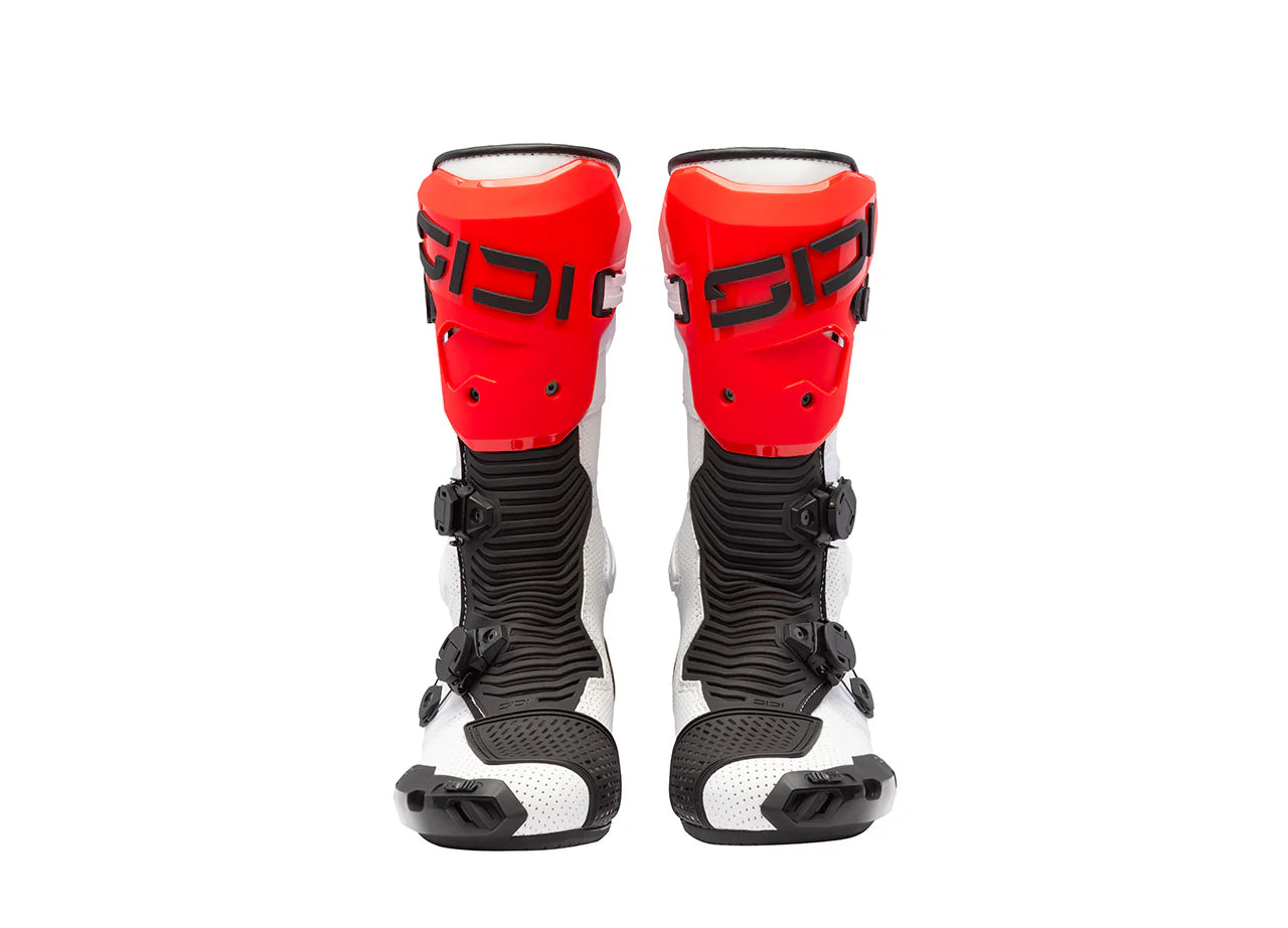 Botas de moto Sidi MAG 2 Air Branco Preto Vermelho - 391 