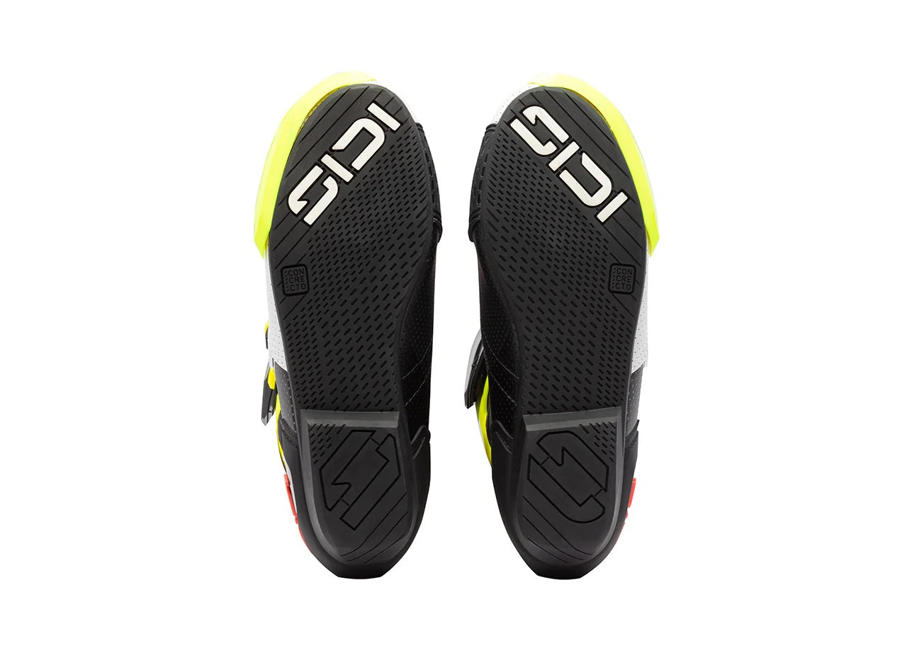 Botas de moto Sidi MAG 2 Air Amarelo Fluorescente / Coral Vermelho - 390 