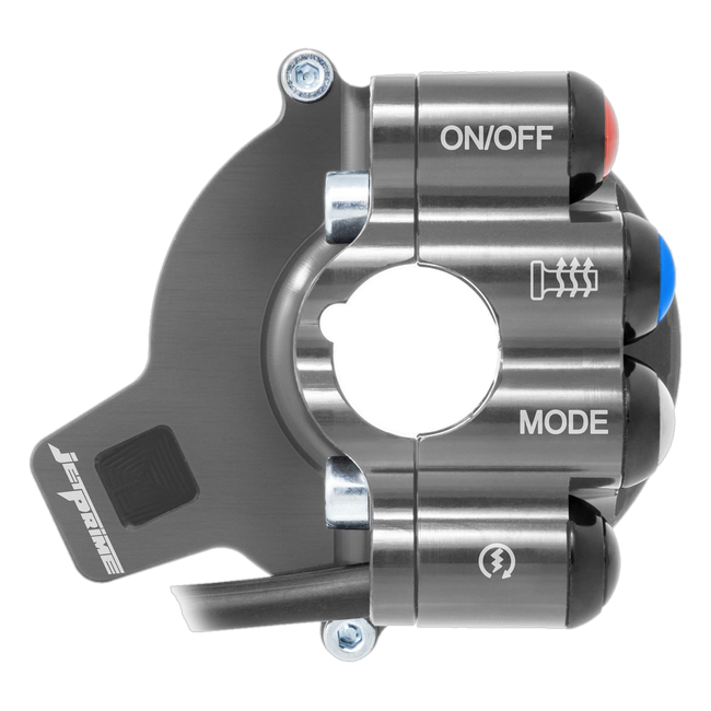 Gasgriffgehäuse mit integriertem Lenkerschalter JetPrime BMW S 1000 RR (15-18) JP CO BM008 – geschlossenes Gehäuse