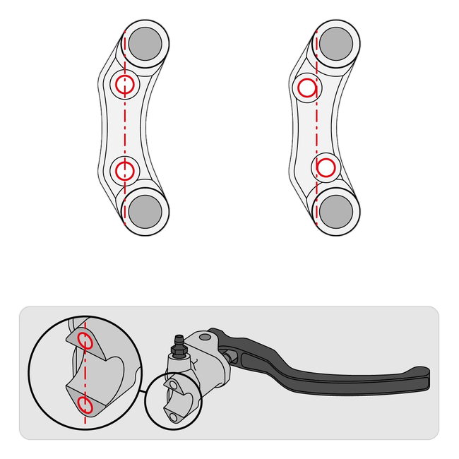 Lenkerschalter Street rechts JetPrime Yamaha YZF-R3 (15-18) JP PLDB 015 – versetztes Lochbild