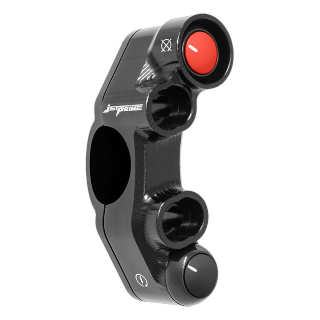 Lenkerschalter SuperSport rechts JetPrime Yamaha YZF-R7 (26) JP SPD MK900 – für Mectronik-Dashboard, universelles Lochbild