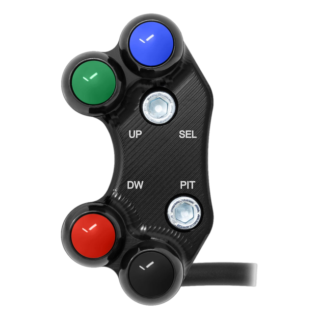 Lenkerschalter SuperSport links JetPrime Yamaha YZF-R3 (19-24) JP SPS MK300 – für Mectronik-Dashboard