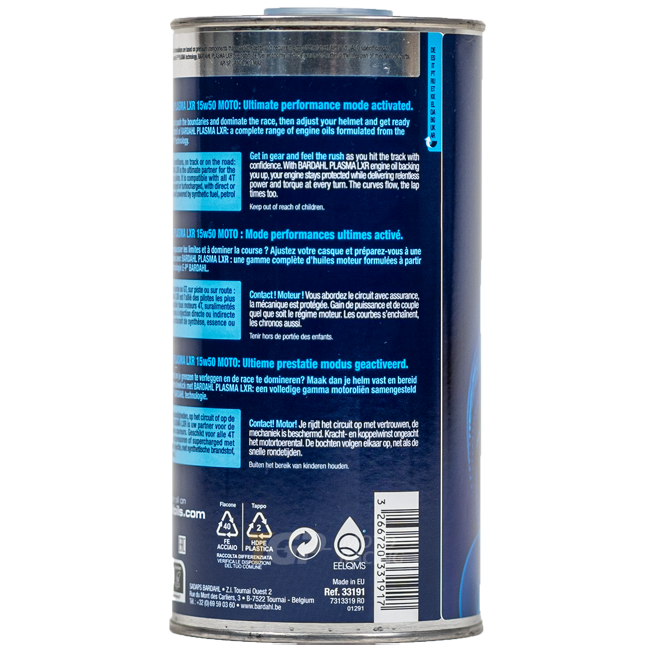Bardahl 15W50 Plasma LXR - 1 Litro de Óleo Premium 