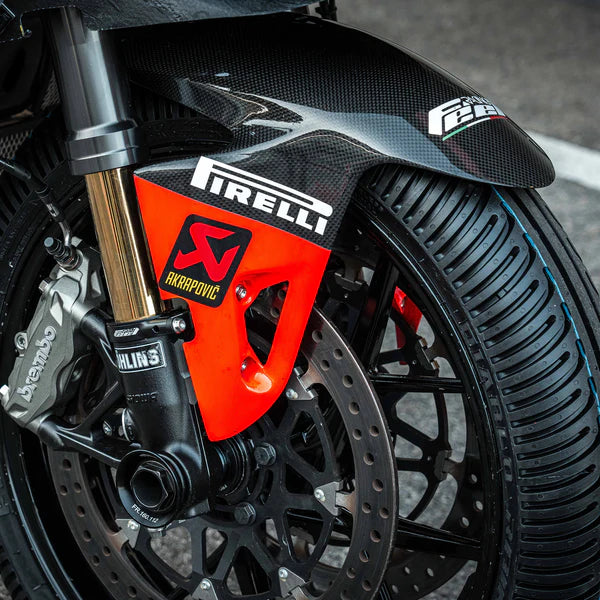 Guardabarros dianteiro em carbono WorldSSP Feel Racing Ducati Panigale V2 955 (20-24) FR.564.111.C 