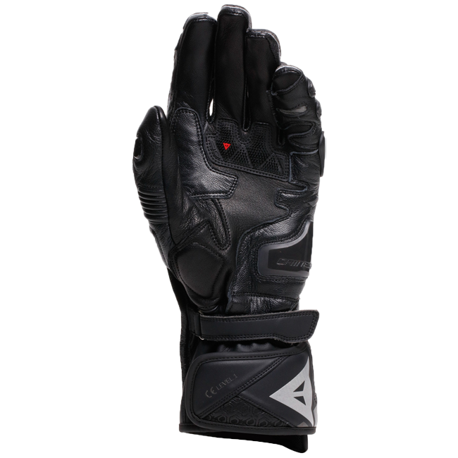 Luvas de couro de corrida Dainese Fiero para motocicleta | Homens | Preto | 201810002560400 