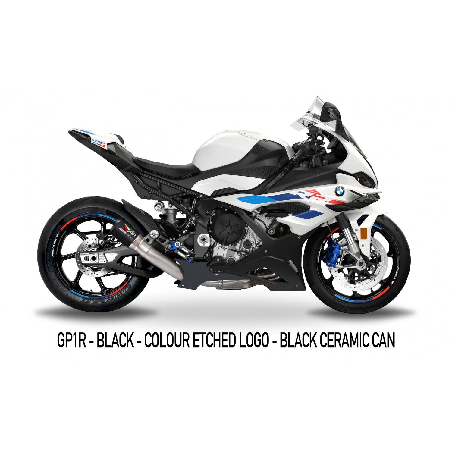 Austin Racing Slip-On (GP1R/GP2R/V3) + tubo de substituição KAT BMW S1000RR K67 (19-26) 