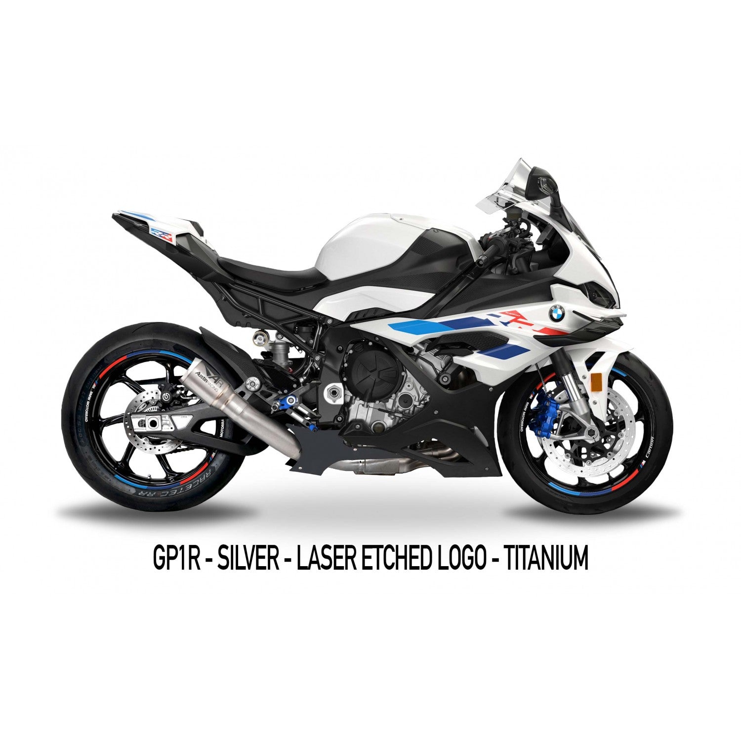 Austin Racing Slip-On (GP1R/GP2R/V3) + tubo de substituição KAT BMW S1000RR K67 (19-26) 