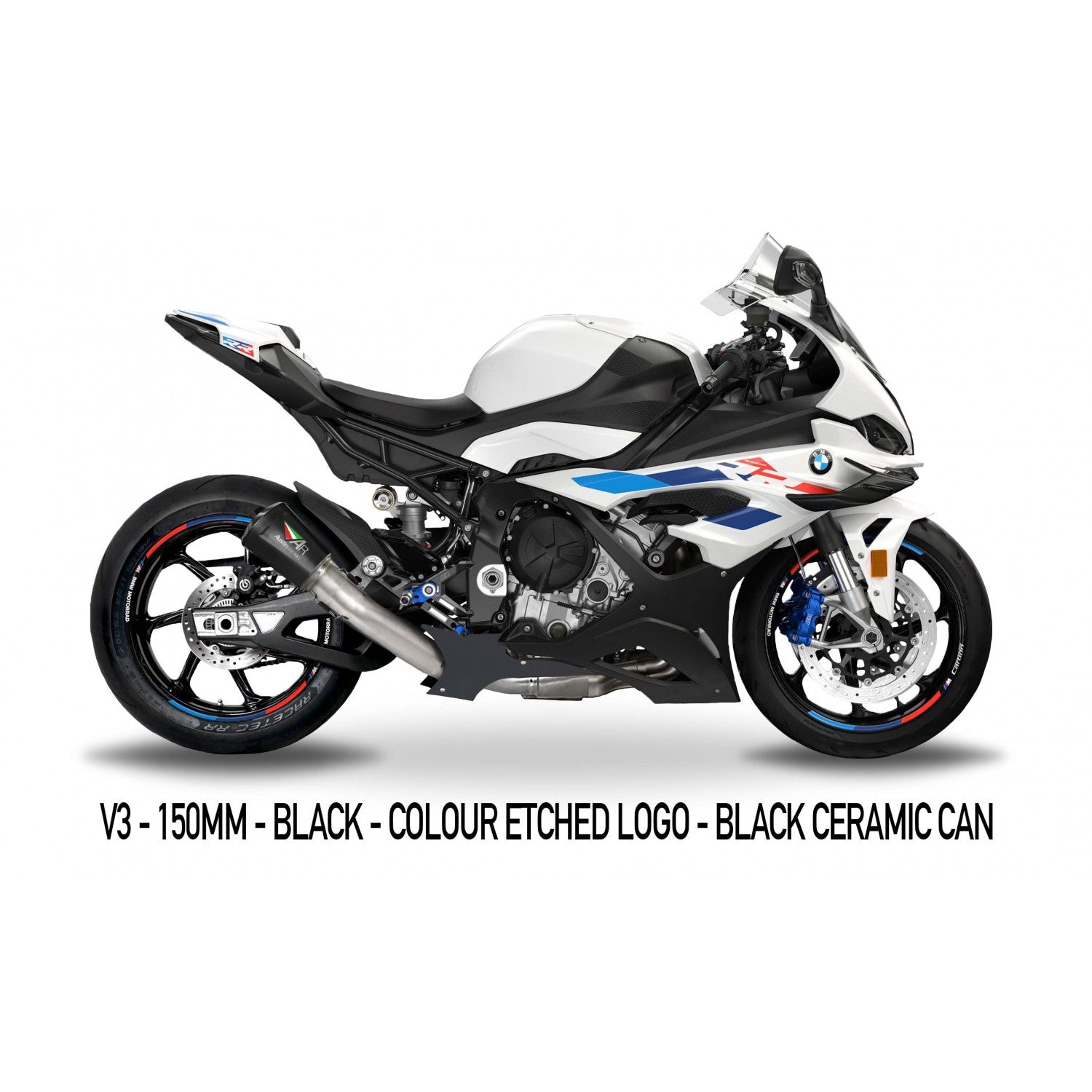 Austin Racing Slip-On (GP1R/GP2R/V3) + tubo de substituição KAT BMW S1000RR K67 (19-26) 