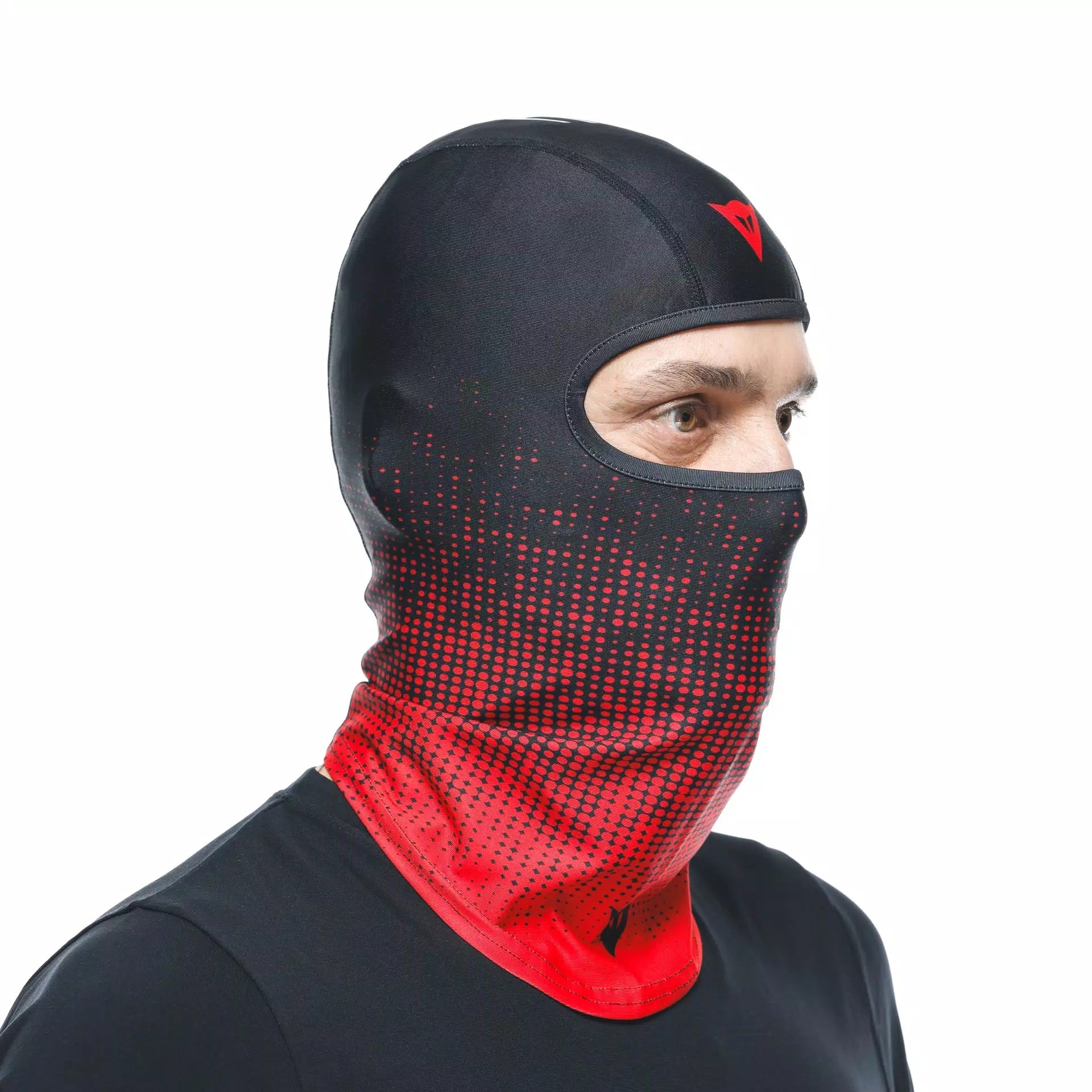 Dainese Balaclava Preto/Vermelho com Logotipo Dainese | 201910000681L001 