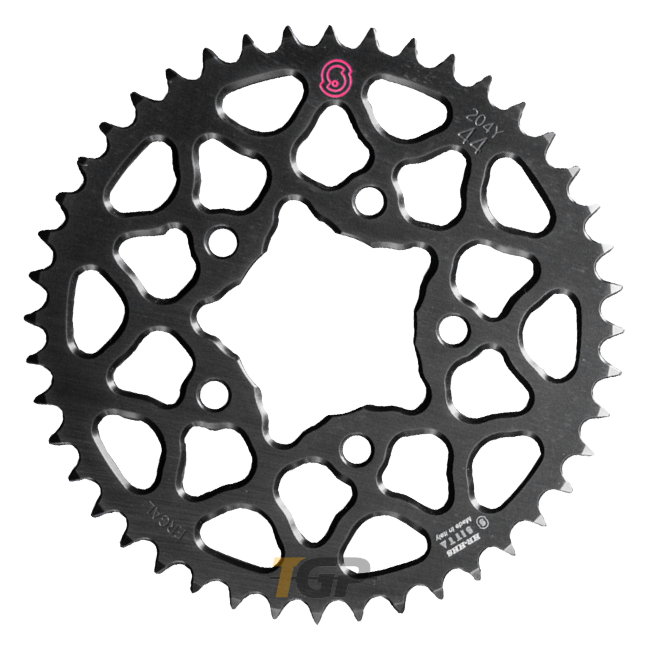 Sitta GP Roda de corrente de alumínio BMW HP Roda Schmiederad HP4 e HP4 Race (204Y-HR20GP) – 37-47 dentes, 520 divisão 