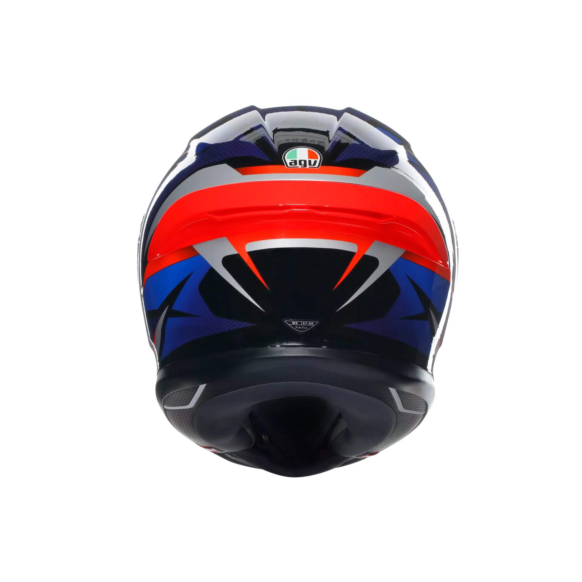 AGV K6 S Capacete Slashcut Preto/Azul/Vermelho | 2118395001015 
