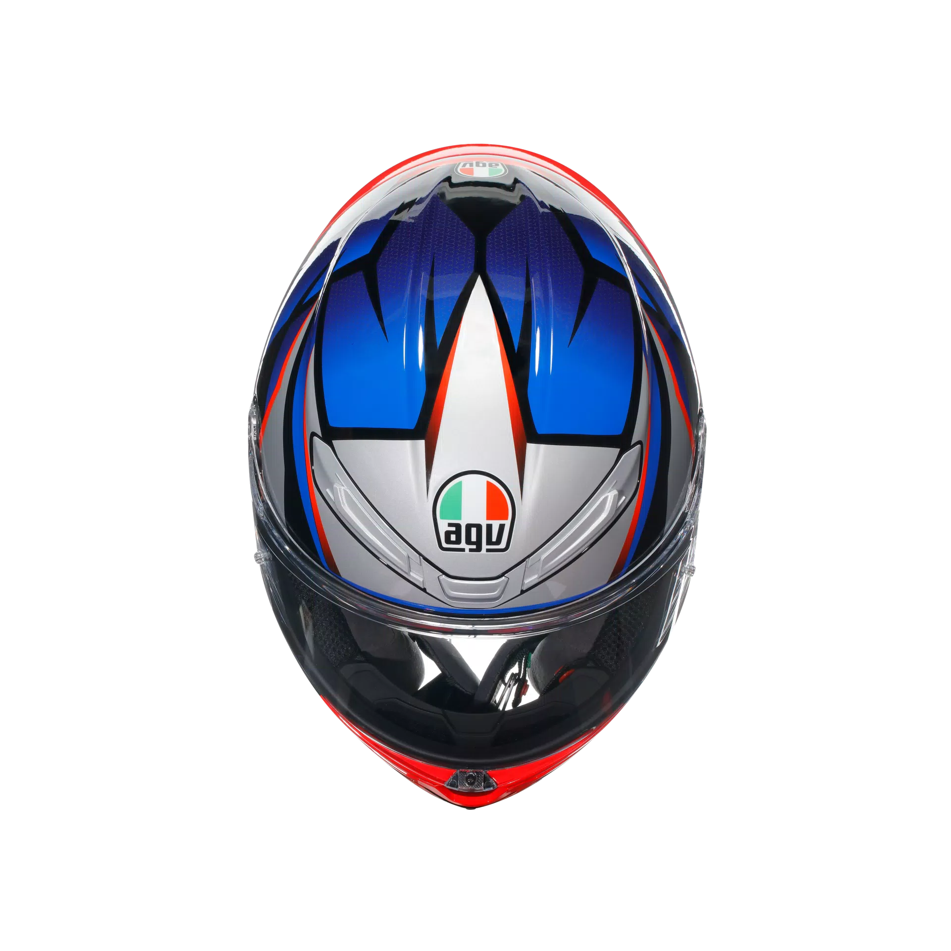 AGV K6 S Capacete Slashcut Preto/Azul/Vermelho | 2118395001015 