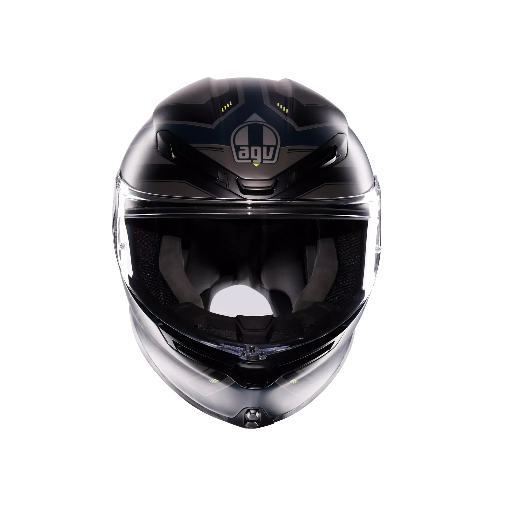 Capacete AGV K6 S Enhance Matte Cinza/Amarelo Fluorescente | 2118395001022 