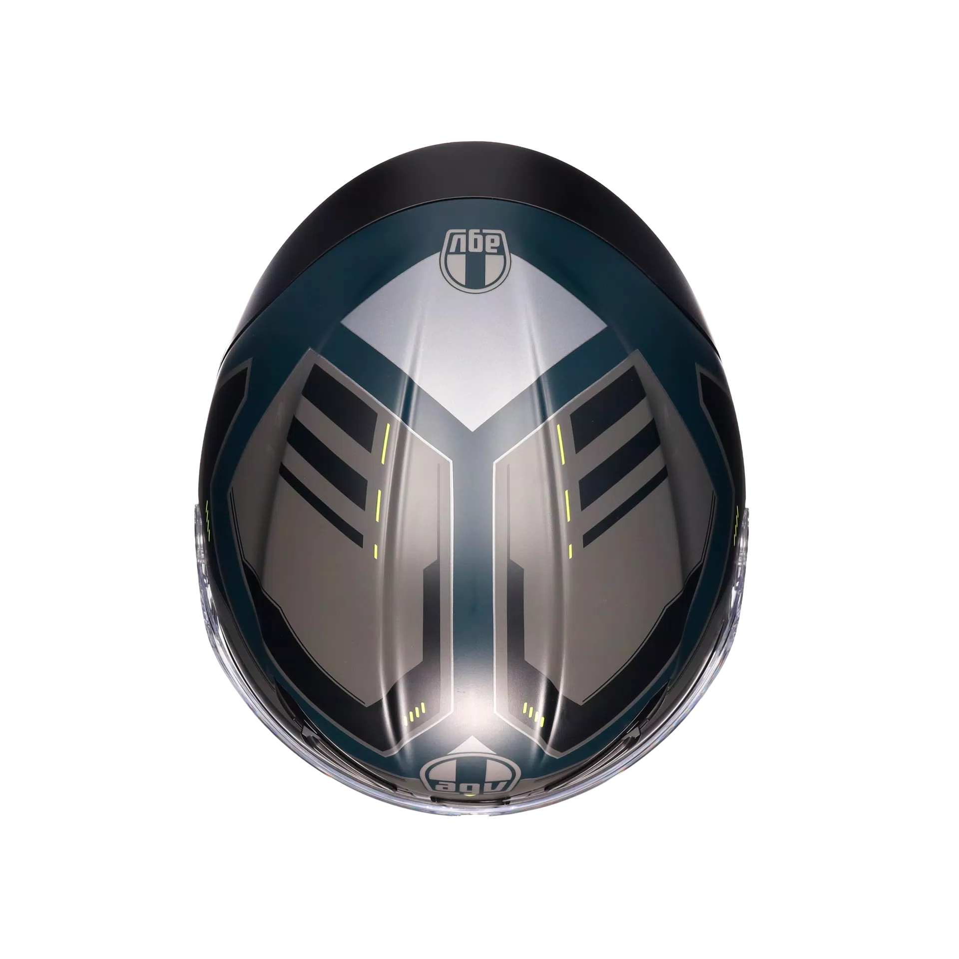 Capacete AGV K6 S Enhance Matte Cinza/Amarelo Fluorescente | 2118395001022 