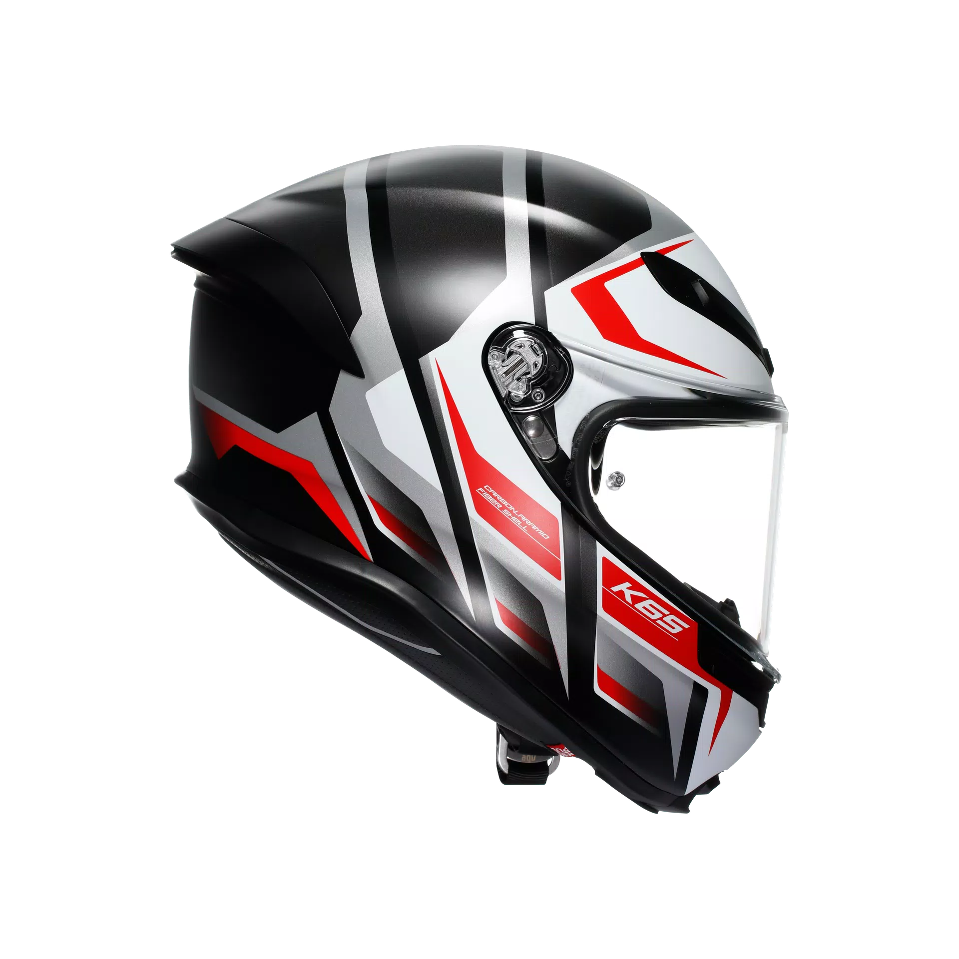 Capacete AGV K6 S Karve Matte Preto/Branco/Vermelho | 2118395001025 