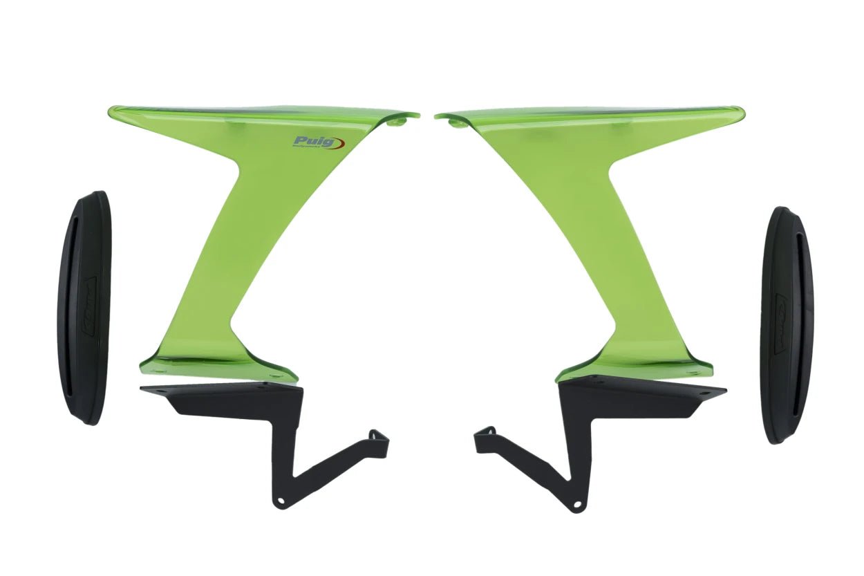 Spoilers laterais Puig Winglets Downforce Kawasaki ZX-6 R (24-25) 