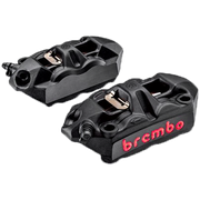 Kit de pinças de travão Brembo Radial M4 Monoblock Preto 108mm 220A39750 