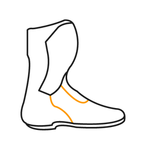 1 par de botas de motociclo Dainese Axial 2 (Custom Works Design)