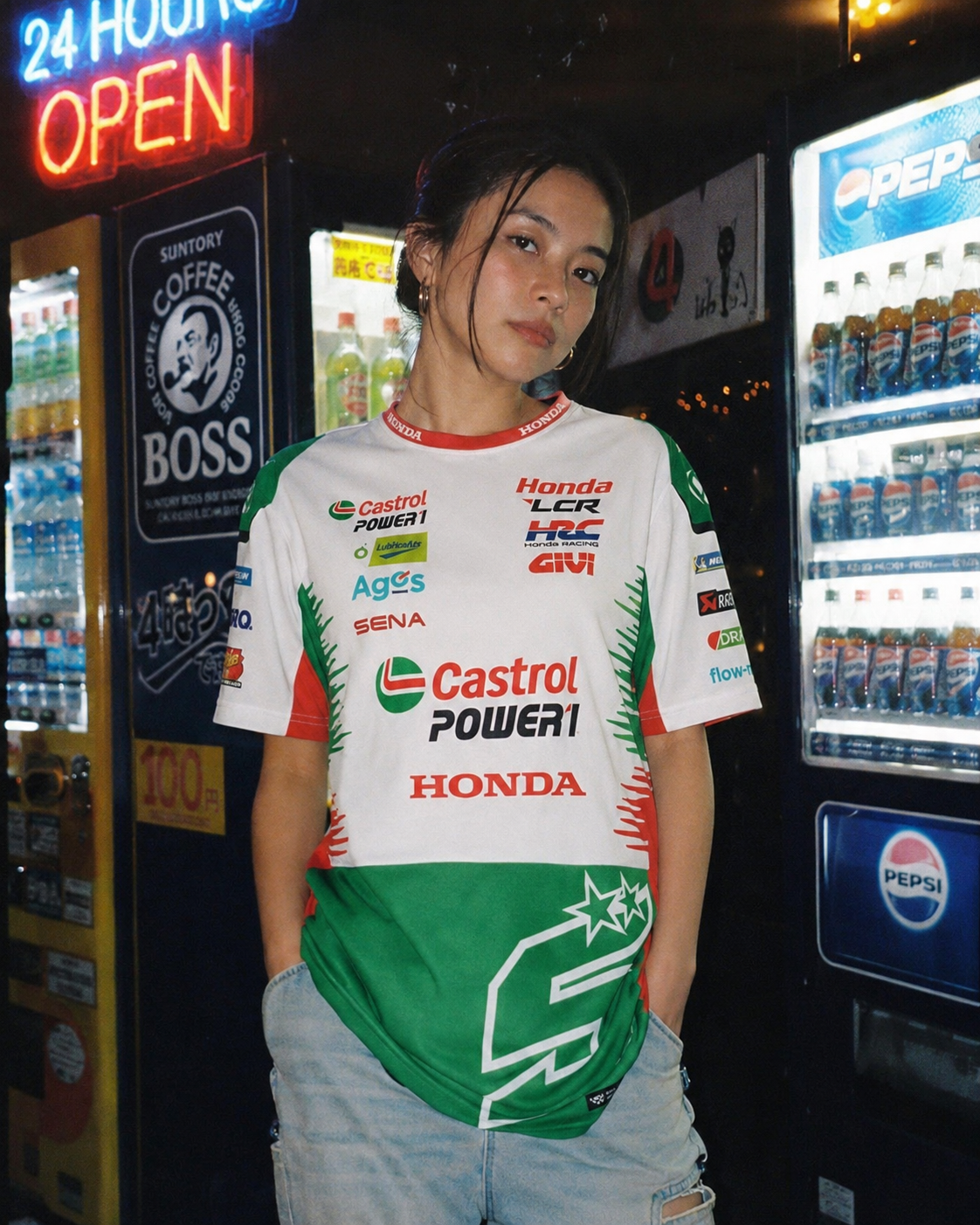 LCR Honda Racing Team Réplica T-Shirt Homem Johann Zarco #5 2026 IXON 