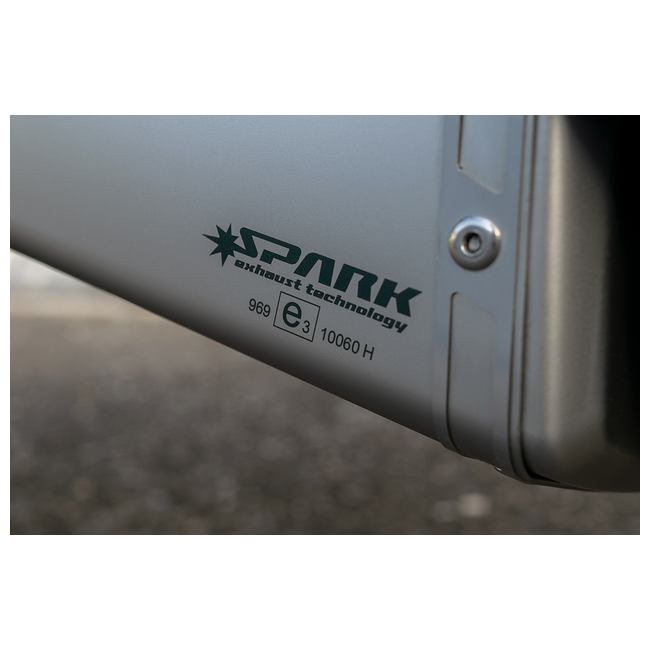 Spark Exhaust Halbkomplette Anlage Satz Grid-O Euro5 High Lateral Mount Triumph Street Triple 765 R/RS (20-22) GTR0505TOM