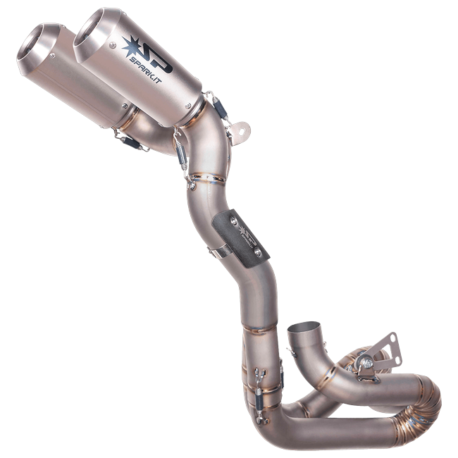 Spark Exhaust Halbkomplette Anlage Untersitz Satz Moto GP 2-1-2 Edelstahl Ducati Panigale V4/S/R (18-24) GDU8834T