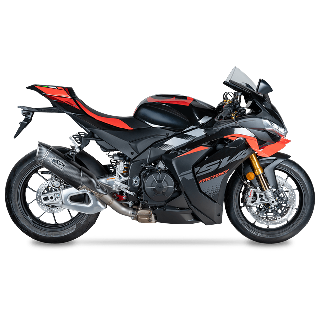 Spark Exhaust Slip-On Force Evo Titanium Aprilia RSV4 (17-26) GAP0408C
