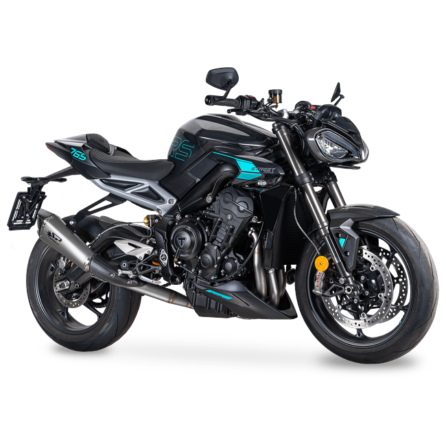 Spark Exhaust Verbindungsrohr Satz Konix Evo WSSP600 Replica Triumph Street Triple 765 R/RS (20-26) GTR0509T
