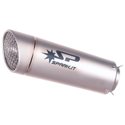 Spark Exhaust Schalldämpfer Universal Grid-O 65 mm / 300 mm Titanium G00SI30T