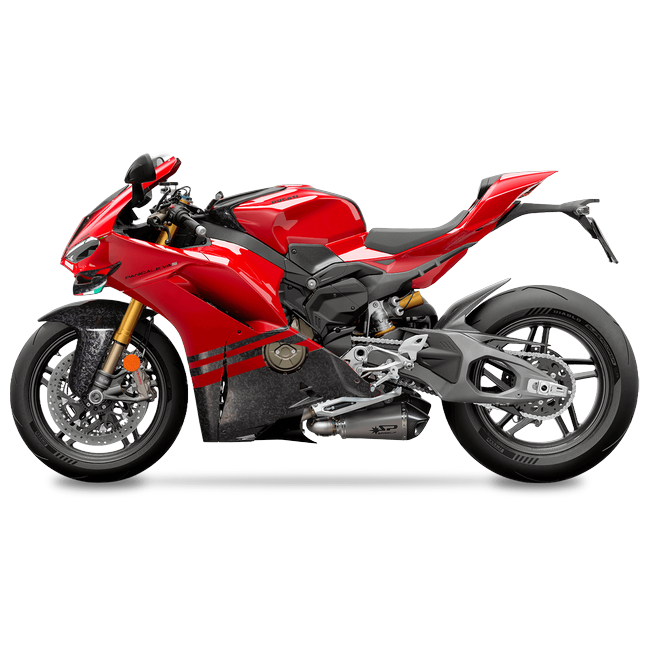 Spark Exhaust Komplettanlage Racing Satz Konix Evo Titanium Ducati Panigale V4/S/R (25-26) GDU8856T