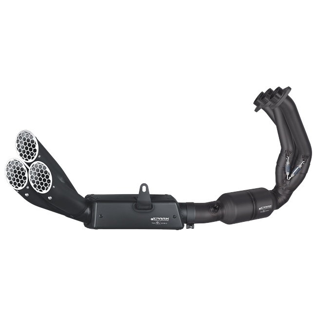 Spark Exhaust Komplettanlage Triade Euro5+ Black Ceramic Yamaha R9 (25-26) GYA8898BOM