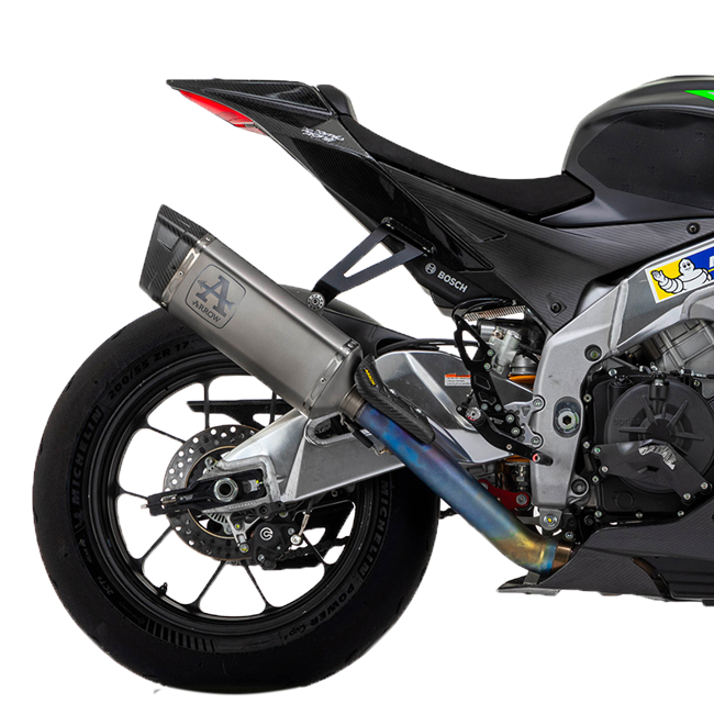 Kit de Escape Arrow Slip-On Pista em Aço Inoxidável para Aprilia RSV4 1100 Factory (19-20) 71002PT 