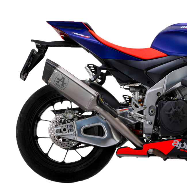 Kit de Escape Arrow Slip-On Pista Titanium Aprilia RSV4 1100 Factory (21-26) 71003PT 
