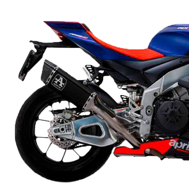 Kit de Escape Arrow Slip-On Pista Titanium Dark Aprilia RSV4 1100 Factory (21-26) 71003PTN 