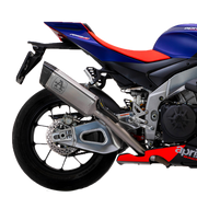 Kit de Escape Arrow Slip-On Pista em Aço Inoxidável para Aprilia RSV4 1100 Factory (21-26) 71004PT 