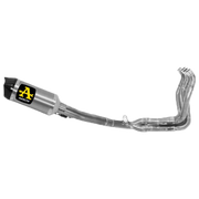 Sistema de escape completo Arrow Competition Evo em aço inoxidável para Suzuki GSX-R 1000 (17-23) 71160CKR 