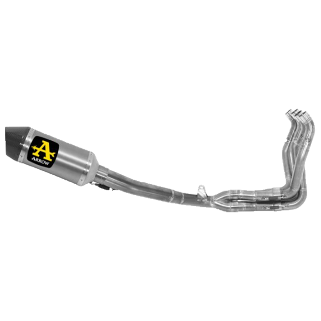 Escapamento completo Arrow Competition Evo em aço inoxidável para Yamaha YZF-R3 (15-20) 71180CKR 