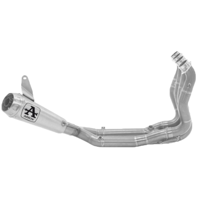 Sistema de escape completo Arrow Pro-Race Low Titanium BMW M1000RR K66 (21-26) 71205CP 