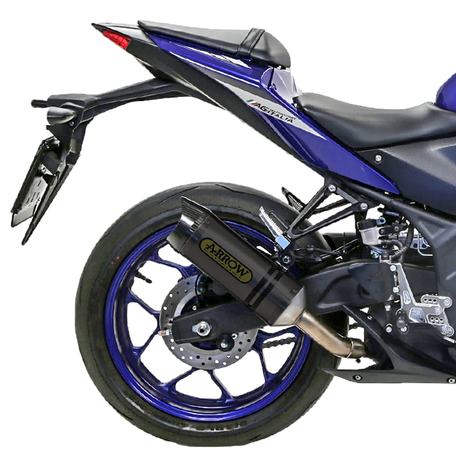 Arrow Slip-On Thunder Alumínio Escuro Yamaha YZF-R3 (15-18) 71831AKN 