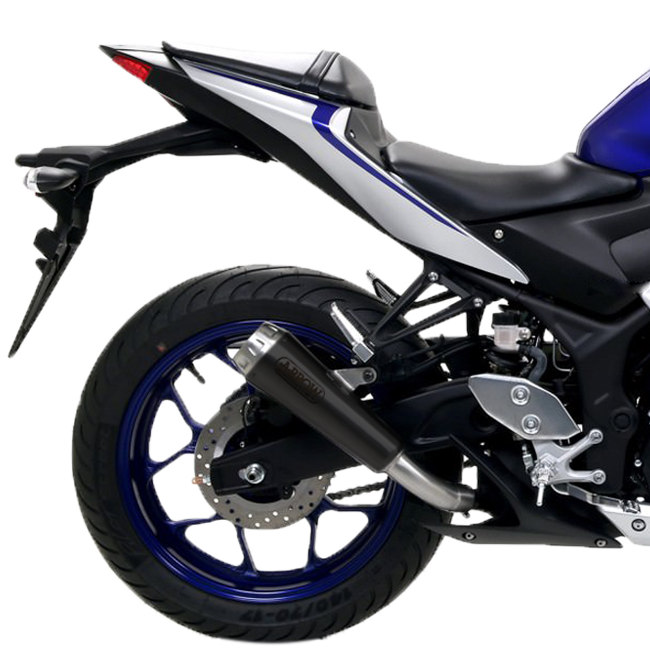 Arrow Slip-On Pro-Race Aço Inoxidável Escuro Yamaha YZF-R3 (15-18) 71831PRN 