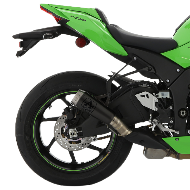 Escape Arrow Slip-On Pro-Race em aço inoxidável escuro Kawasaki ZX-10R/RR (21-25) 71928PRN 