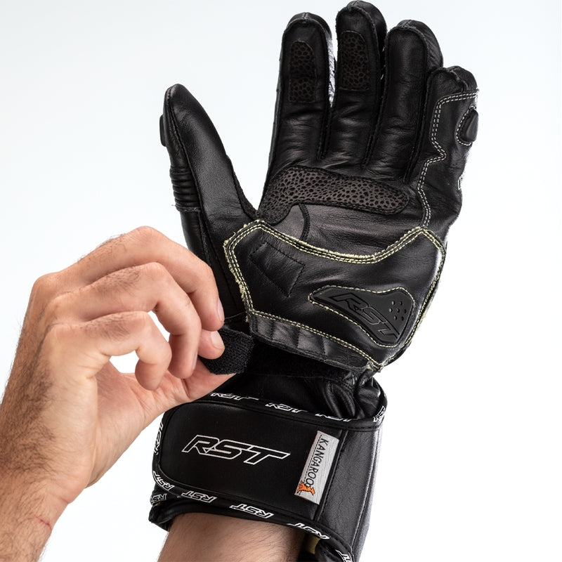 RST Tractech Evo 4 luvas de motociclo em couro | Mulheres | Preto | 103495 