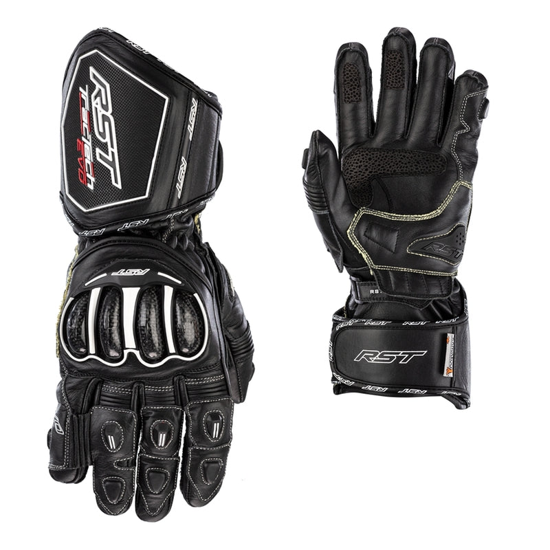 RST Tractech Evo 4 luvas de motociclo em couro | Mulheres | Preto | 103495 