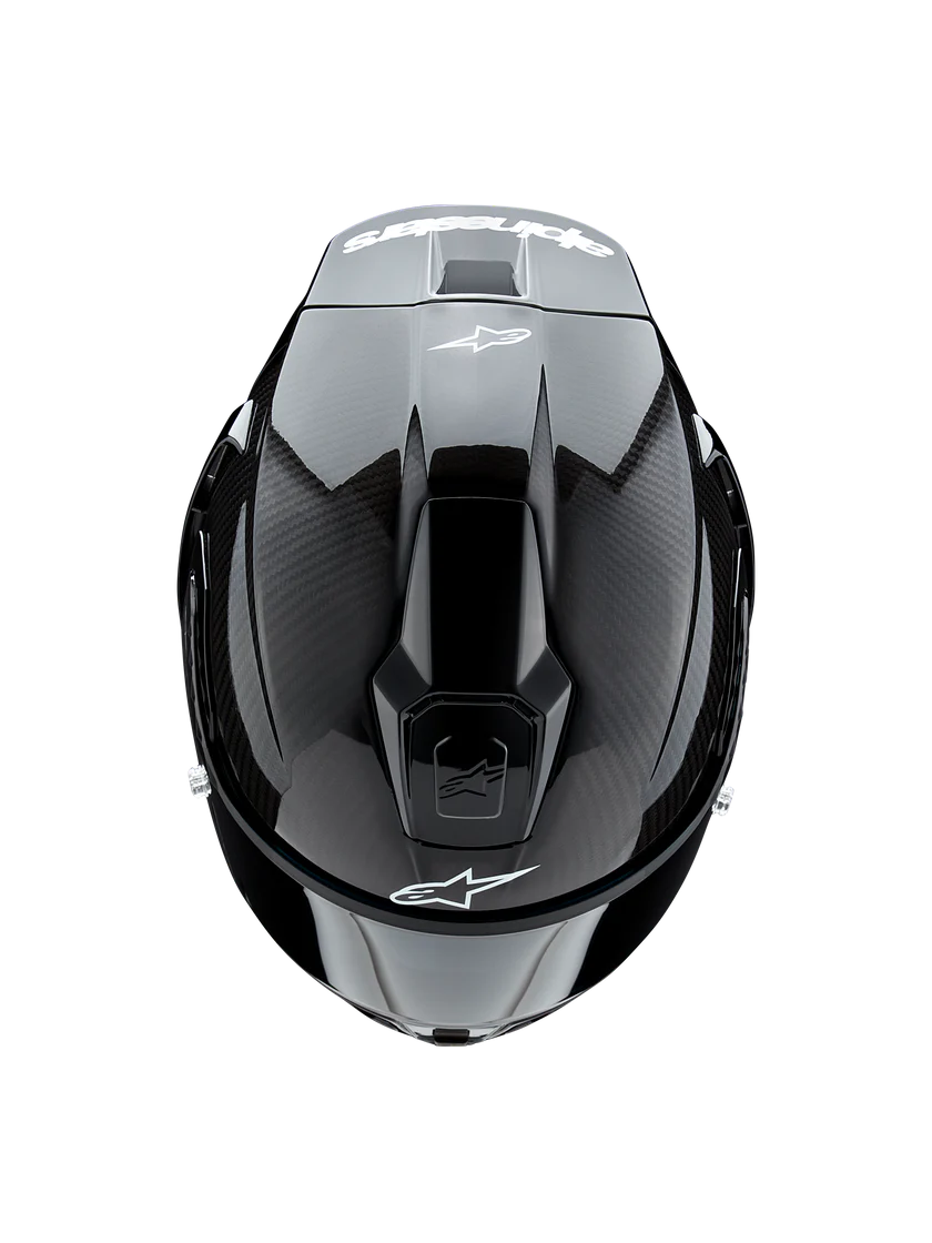 Alpinestars Supertech R10 Solid Capacete Carbono Brilhante 8200124-1902 