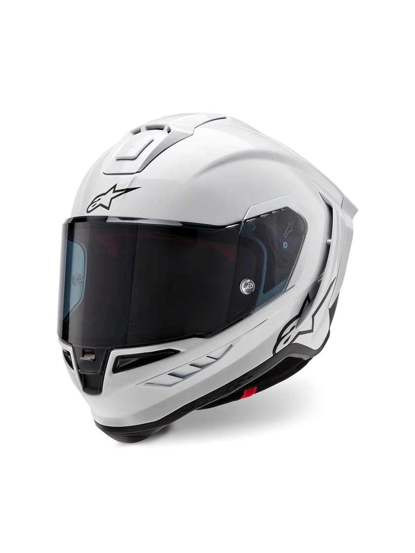 Capacete Alpinestars Supertech R10 Solid Branco Brilhante 8200124-2170 