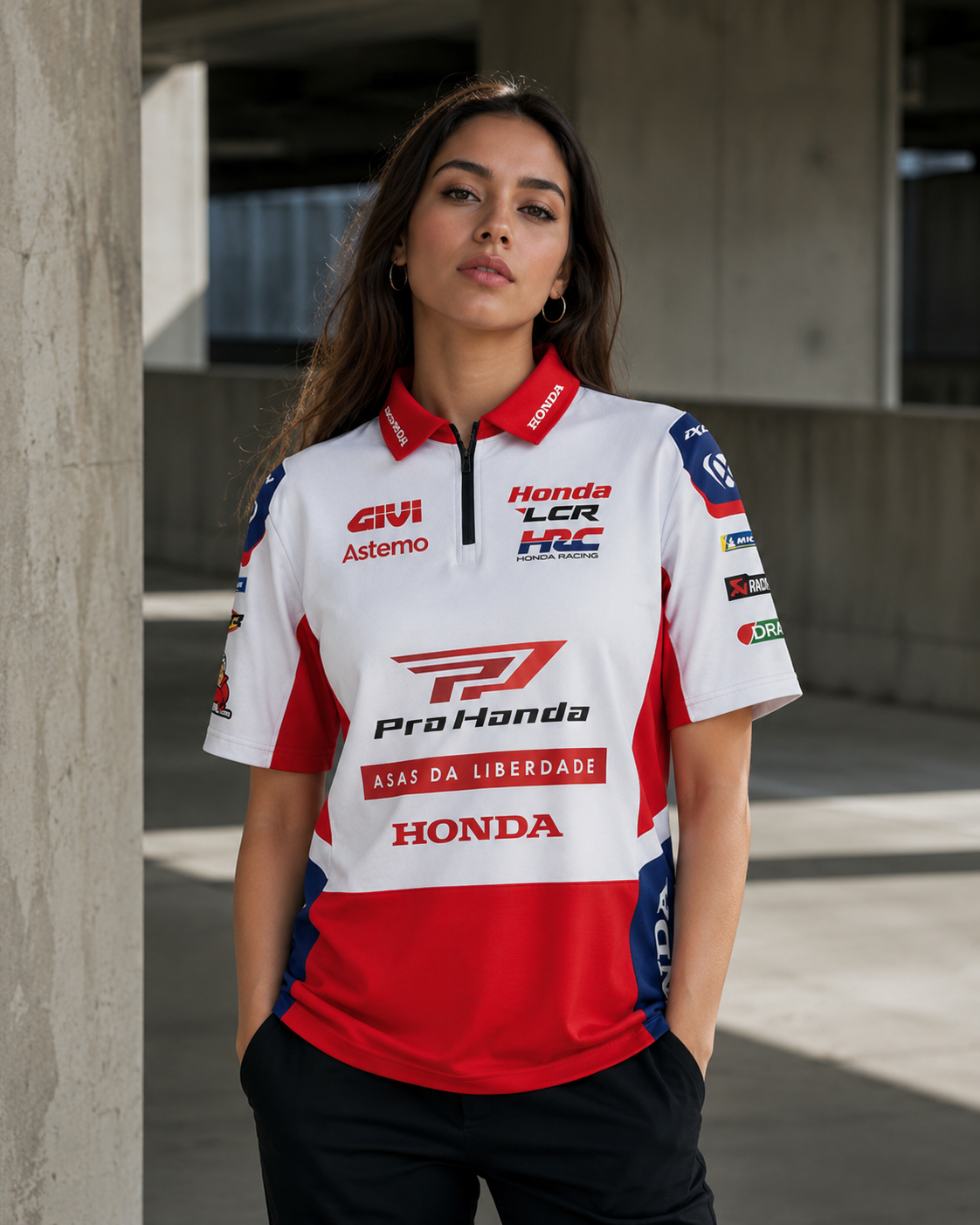 Polo Replica da equipa de corridas LCR Honda 2026 IXON 