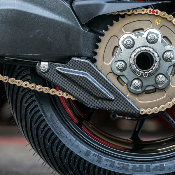 Protetor de corrente em carbono WorldSSP Feel Racing Ducati Panigale V2 955 (20-24) FR.495.114.C 