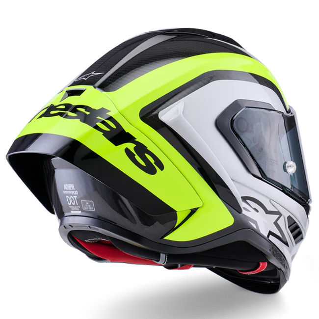 Alpinestars Supertech R10 Capacete Arius Amarelo Fluo Brilho 8203926-1699 