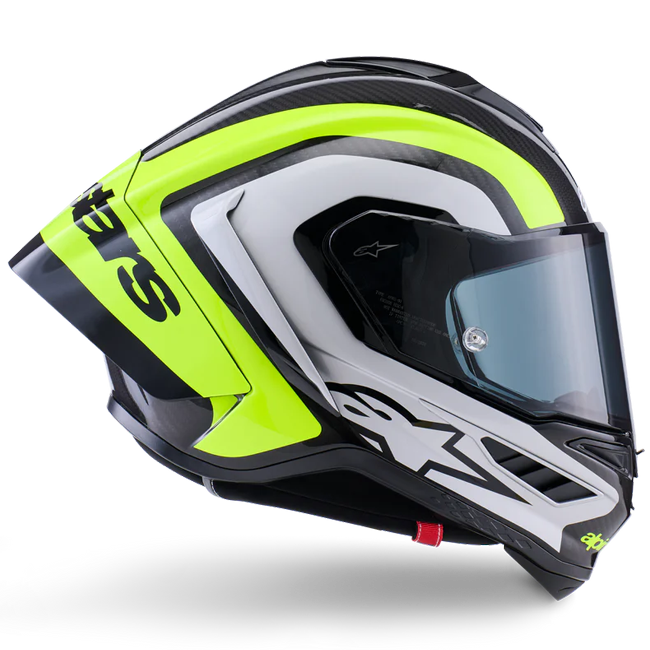 Alpinestars Supertech R10 Capacete Arius Amarelo Fluo Brilho 8203926-1699 