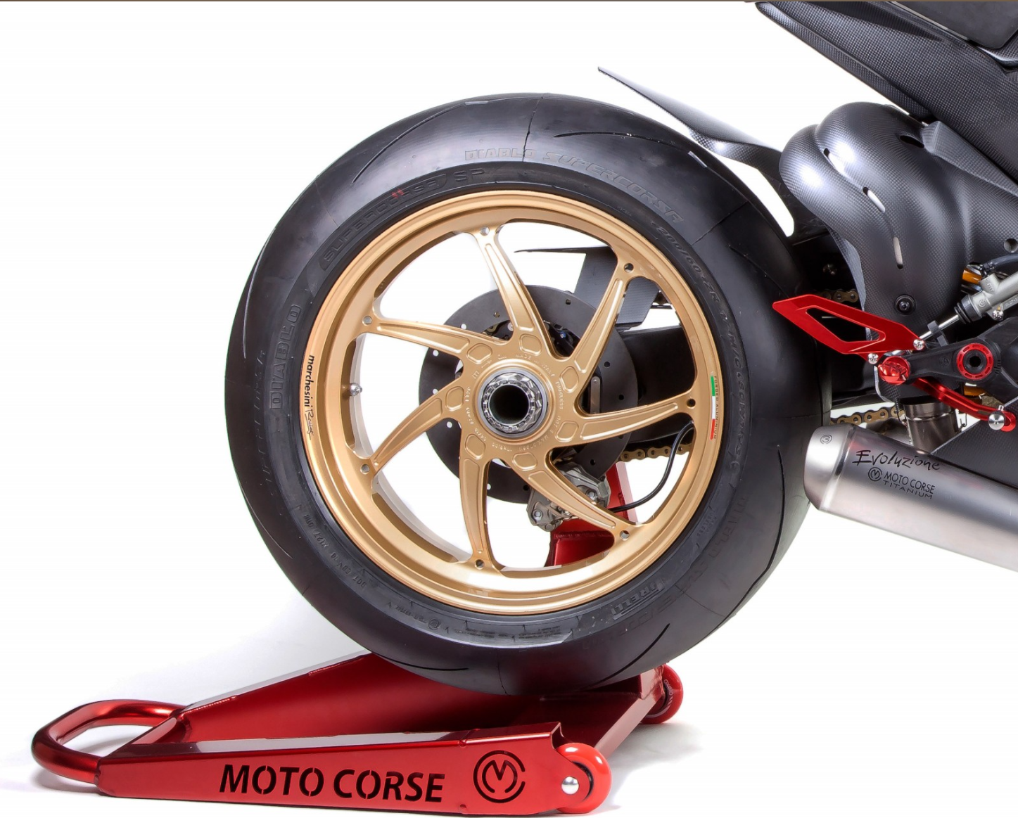 Kit SICOM Carbono-Cerâmica Traseiro-Discos de Travão T-Drive 245x6mm Ducati Panigale V2 955 (20-24) 