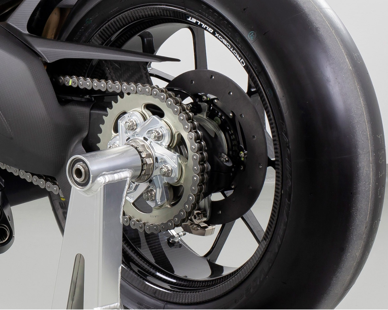 Kit SICOM Carbono-Cerâmica Traseiro-Discos de Travão T-Drive 245x6mm Ducati Panigale V2 955 (20-24) 